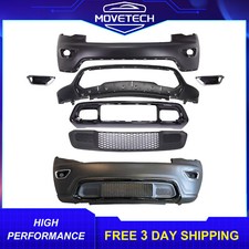 Complete Front Bumper Cover & Grille Set Fits 2017-2021 Jeep Grand Cherokee picture