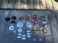 42pc Vintage Auto Emblem Badge Lot GM Chevy Cadillac General Motors  picture