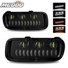 For 2004-2006 Ford F-150 LED Fog Light Front Bumper Lamps with DRL+Wiring-1 Pair picture