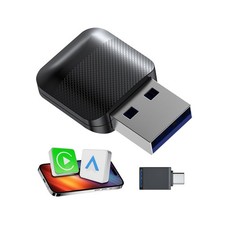 2-in-1 Wireless CarPlay & Android Auto Adapter - Quick Connect USB Dongle picture