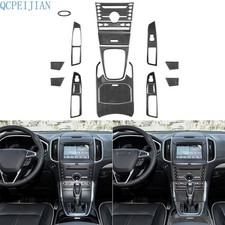 17Pcs Real Carbon Fiber Kits Whole Interior Trim Cover For Ford Edge 2015-2019 picture