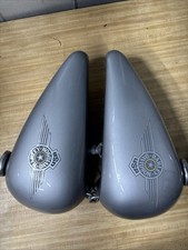 Harley-Davidson 1990 FLSTF FatBoy Grey Ghost Fuel Gas Tank set Evo 61237-91 picture