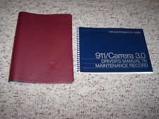 1976 Porsche 911 Carrera 3.0 Owner's Owners Operator Driver's Manual Book w Case picture