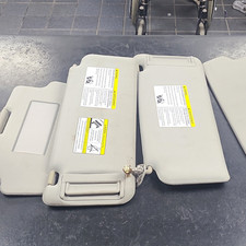 2004-2012 Nissan Armada Titan Sun Visor Driver Passenger Set OEM Gray picture