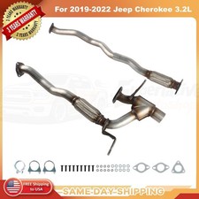 For 2019-2022 Jeep Cherokee 3.2L EXHAUST FLEX PIPES left and right side picture