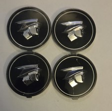 1967 1968 Mercury Cougar Wheel Center Cap Black Mercury Man Set of 4 No Hardware picture