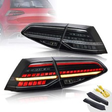 VLAND LED Tail Lights For 2014-2019 VW Golf7 MK7 GTI MK7.5 Smoked Sequential NEW picture