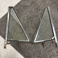 1966-1977 Ford Bronco Left Right Vent Window Assemblies OEM Need Work Chrome picture