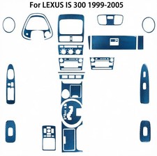 28Pcs Full set of blue genuine carbon fiber trim for Lexus IS IS300   1999-05 picture