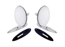 NEW 1955-1957 CHEVY Chevrolet mirror outside left & right side Chrome Pair Set picture