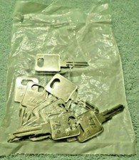 10 KEYS - TRAILER RV KEY BLANK FASTEC ILCO FIC3 1681 NEW UNCUT LOT OF 10 picture