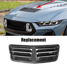 For Ford Mustang S650 24+ Dark Horse GT Engine Hood Air Vent Scoop Carbon Look picture