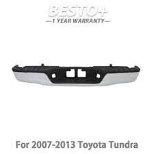 Chrome - Complete Steel Rear Bumper W/ Hardware New For 2007-2013 Toyota Tundra picture