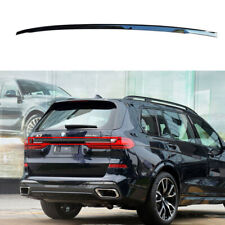 1Pcs Gloss Black Rear Trunk Boot Molding Kit Trim Fits For BMW X7 G07 2020 21+ picture