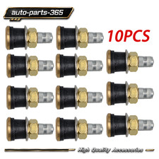 10Pcs TR575 Brass Clamp-In Valve Stems 1-1/8