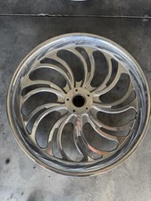 Harley Touring Chrome Front Wheel 21in Used 21x3.5 09+ 2009 + picture