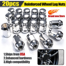 20pcs Chrome Universal Reinforced Car Wheel Lug Nut  1.78
