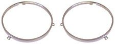 1977 1978 1979 1980 CHEVY GMC TRUCK HEADLAMP BULB RETAINING RING SET 73-13040* picture