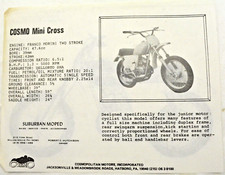 1977 Cosmo Mini Cross Factory Dealer Sales Brochure picture