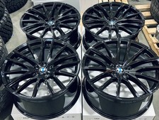 4 Brand NEW 21X9.5 21X10.5 Black Wheels 5X112 Rims Fits: 2019-2026 BMW X5 X5M picture