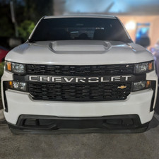 Grill Letters Inserts 2019 2020 2021 Silverado White picture