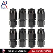 2/4/8pcs 6AN/8AN/10AN Straight Swivel Hose End Fitting Adaptor For CPE Hose picture