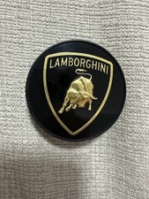NEW Factory Lamborghini Wheel Center Cap Original Genuine OEM Gold Bull Centre picture