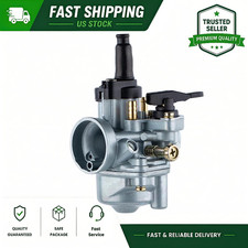 17.5mm Flat Slide Carburetor For Dellorto PHVA 17.5 ED Tomos A55 R1407 50cc 80cc picture
