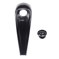 Carbon Fiber Dash Fuel Tank Cap Cover for Harley Street Glide Road Glide FLHT picture