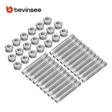 BEVINSEE Pack of 20 Wheel Stud Conversion Kit M12x1.5 Extended Adapter 90mm picture