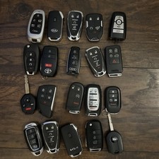 LOT OF 20 Key Fobs & remotes CHEVY GMC JEEP BMW TOYOTA KIA LEXUS NISSAN picture