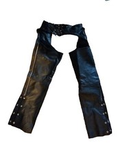 UNIK Ultra Womens Motorcycle Leather Chaps size 2XS picture