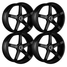 (Set-4) Strada Perfetto 16x7.5 5x110/5x114.3 35MM Gloss Black wheels rims picture