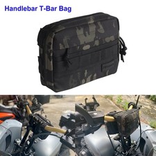 Club Style Nylon Handlebar Bag T-Bar Bag For Harley Softail Dyna Touring Glide picture