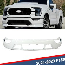 YZ Oxford White Front Bumper W/o Sensor Hole For 2021-2023 Ford F150 F-150 XLT picture