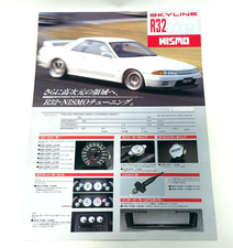 Nissan Skyline GT-R R32 NISMO Vintage Optional Parts Flyer Japan picture