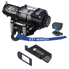 KFI UTV 2500lbs Winch & Mount 101905 Kit 2020-2026 Can-Am Defender 6X6HD10 picture