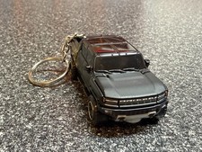 Hummer EV Black Truck Keychain Hot Wheels Matchbox picture