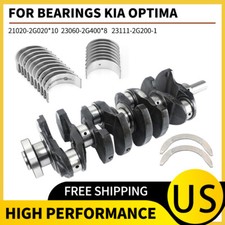 For Hyundai Sonata Kia Optima 2.4L Main Rod Bearings & Engine Crankshaft OE picture