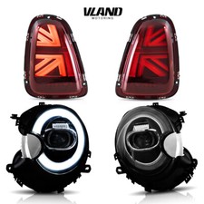 FULL LED Headlights & RED Tail Lights For 07-13 Mini Cooper R56 R57 W/Sequential picture