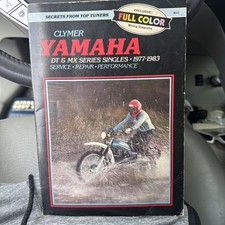 CLYMER 1977-1983 YAMAHA DT & MX SINGLES SERVICE/REPAIR/MAINTENANCE MANUAL M412 picture