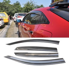 4X Carbon Fiber Window Rain Guards Visors For 2016-2021 Honda Civic FK4 FK8 picture