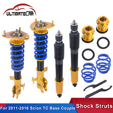 4Pcs Front & Rear Full Coilovers Struts Shocks Kit For 2011-2016 Scion TC AGT20 picture