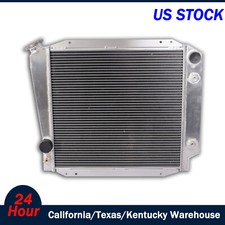 3Rows For Ford 1968-1977 Bronco 5.0 L V8 (AT) Cooling All Aluminum Radiator picture