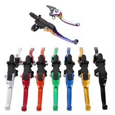 CNC Folding Brake Clutch Lever For KTM Honda Kawasaki Yamaha XR50 Pit Dirt Bike picture