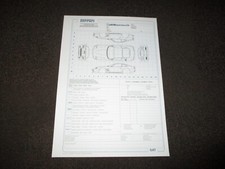 Rare original Ferrari Factory 550 Maranello Production Inspection SAT sheet OEM picture