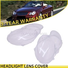 For Mercedes Benz CLK320 350 500 63AMG 2004-2009 Pair Headlight Lens Cover picture