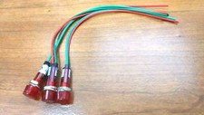 3 BBT 12 volt Waterproof Bright Red LED Hi-Profile Indicator Lights picture