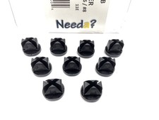 Needa 455320B Nylon Nuts, #6 / #8 For Chrysler 6031183 - 9 PACK picture