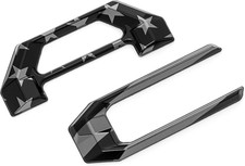 Tailgate Letter Inserts for Tacoma 2016 2023 American Flag Black Chrome Plastic picture
